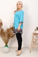 Туника 31515 бирюзовый Туника 31515 бирюзовый - фото