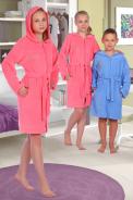 Халат 4618 детский розовый - фото