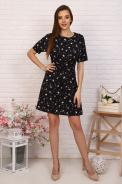Платье 20619 черный Платье 20619 черный - фото