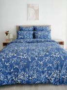 Пододеяльник поплин - Валенсия, цвет сине-сиреневый - фото 3