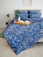 Пододеяльник поплин - Валенсия, цвет сине-сиреневый - фото 4