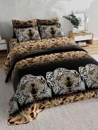 КПБ Бязь Премиум - Огненный леопард - фото