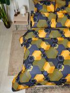 Пододеяльник бязь без молнии - Золотые шестигранники Пододеяльник бязь без молнии - Золотые шестигранники - фото 3