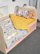 Постельное белье детское поплин с простыней на резинке - Кот-батон - фото 10