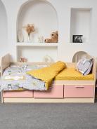 Постельное белье детское поплин с простыней на резинке - Кот-батон - фото 5