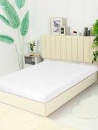 Простыня на резинке Махра - Молоко - фото