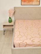 Простыня бязь - Кракле, цвет пудра - фото 2