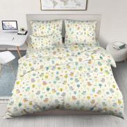 КПБ бязь в детскую кроватку - Совушки - фото