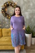 Туника 8196 сиреневый - фото