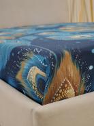 Простыня бязь люкс - Перо павлина - фото 3