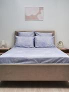 Простыня поплин - Вернисаж, цвет светло-серый - фото