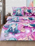 КПБ Бязь "Самойловский текстиль" 1.5 с дет.рисунком - Аниме - фото