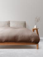 Пододеяльник поплин г/к 1,5 сп. (молния) - Коричневый - фото