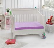 Простыня детская трикотажная на резинке - Сирень - фото