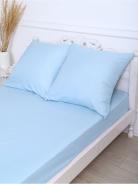 Комплект наволочек полисатин гладкокрашенный - Голубой - фото 2