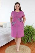 Халат 7113 лиловый - фото