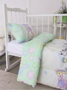 Набор детский одеяло и подушка - Веселый паровозик Набор детский одеяло и подушка - Веселый паровозик - фото 6