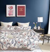 Постельное белье поплин эксклюзив на молнии - Мари - фото