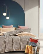 Постельное белье сатин люкс - Соты - фото