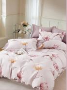 Постельное белье сатин элит на молнии - Тюльпаны - фото