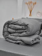 Пододеяльник Микрофибра Страйп - Светлый серый - фото 2