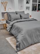 Пододеяльник Микрофибра Страйп - Светлый серый - фото 7