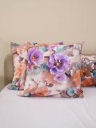 Комплект наволочек бязь люкс - Фиалки - фото