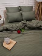 Пододеяльник Микрофибра Страйп - Хаки - фото