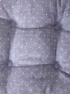 Подушка на стул Люкс - Горох на сером - фото 3