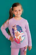 Футболка 22484 Enchantimals дл. рукав лиловый (ед.) - фото