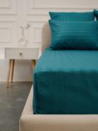 Простыня Микрофибра Страйп - Морская волна - фото 2