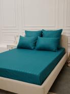 Простыня Микрофибра Страйп - Морская волна - фото 4