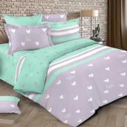 КПБ Перкаль - Дуэт бирюза - фото