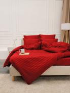 КПБ Микрофибра-Страйп - Красный - фото