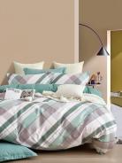 Постельное белье сатин элит на молнии - Агава - фото