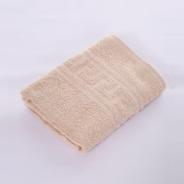 Полотенце махровое гладкокрашенное - Бежевый - фото