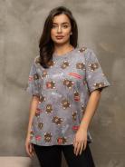 Футболка мод.1904/3* - фото