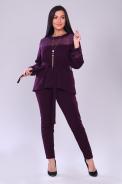 Костюм 47025 баклажан - фото