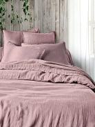 Постельное белье вареный хлопок - Розовый меланж - фото
