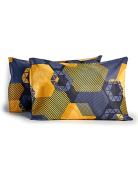 Комплект наволочек бязь - Золотые шестигранники - фото