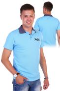 Футболка 302 короткий рукав голубой - фото