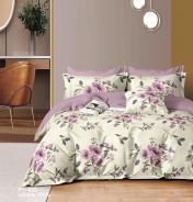 Постельное белье поплин эксклюзив на молнии - Джина - фото