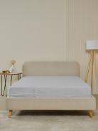 Чехол на матрац стеганный - Светло-серый - фото