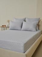 Чехол на матрац стеганный - Светло-серый - фото 8