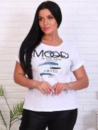 Футболка 4477 синий - фото