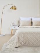 Набор покрывало и чехлы на подушку - Кристалл, цвет кремовый - фото 2