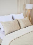 Набор покрывало и чехлы на подушку - Кристалл, цвет кремовый - фото 4