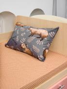 Постельное белье детское поплин с простыней на резинке - Капибары - фото 7