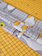 Постельное белье детское поплин без молнии с 1 наволочкой - Кот-батон - фото 7