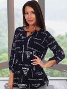 Туника Сара темно-синий - фото